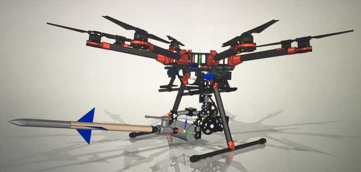 Na demostración do venres poderase ver en acción un dron lanzador de dardos