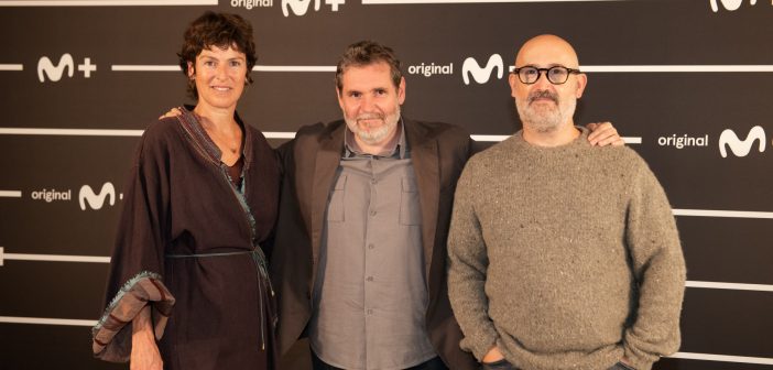O director de "Rapa", Jorge Coira, con Mónica López e Javier Cámara (Foto: Jaime Olmedo)