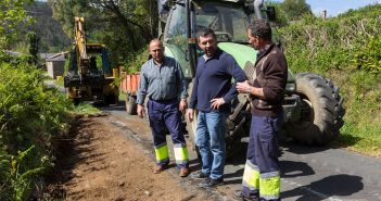 O APROL Rural ocupouse da limpeza de cunetas en San Sadurniño e Moeche