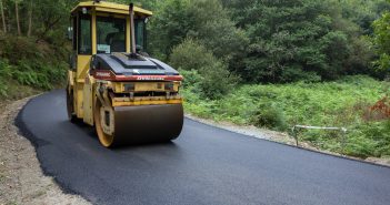 A maioría das obras viarias faranse con aglomerado