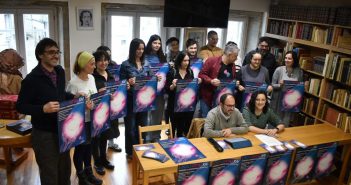 Rolda de prensa celebrada en Santiago, na que se ofreceron os últimos detalles da mobilización do domingo