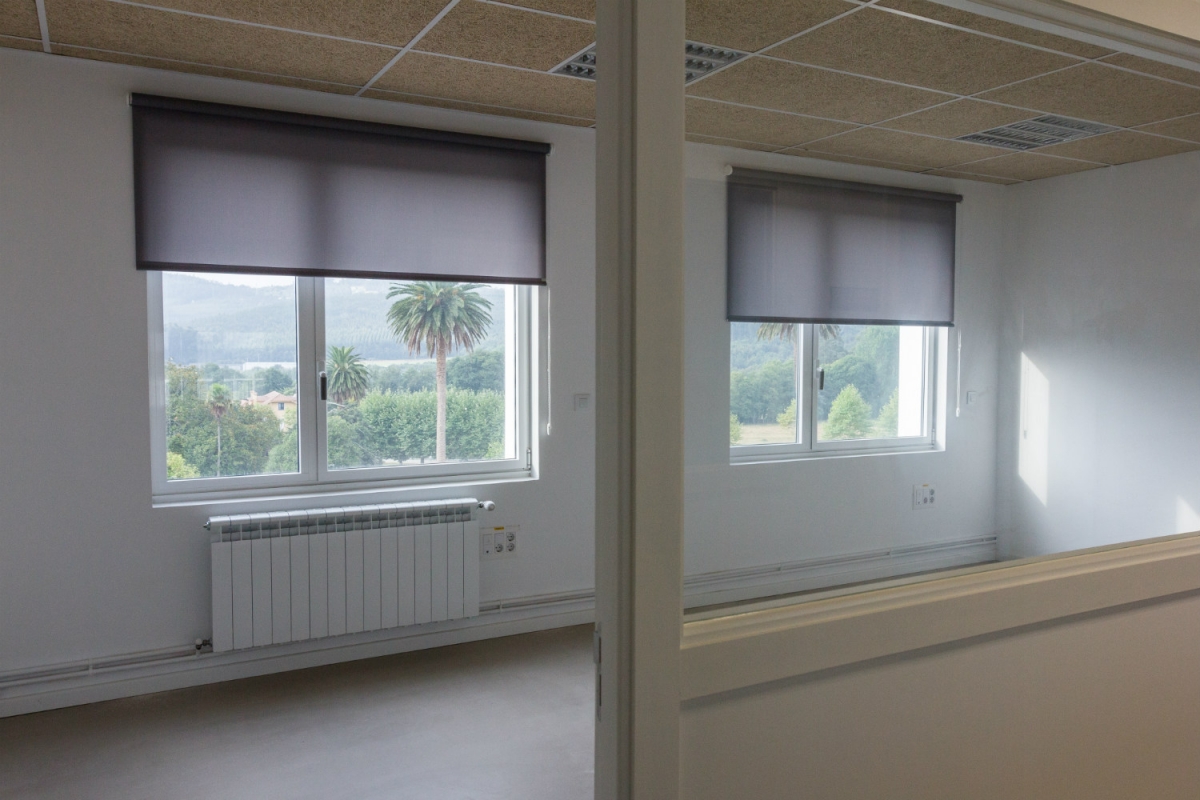 Detalle dunha das oficinas